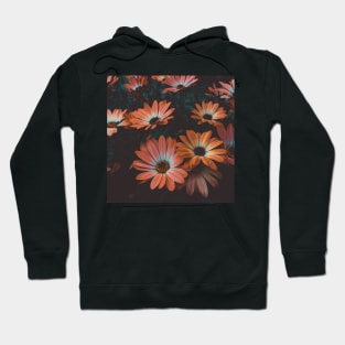 Orange Flowers Hoodie